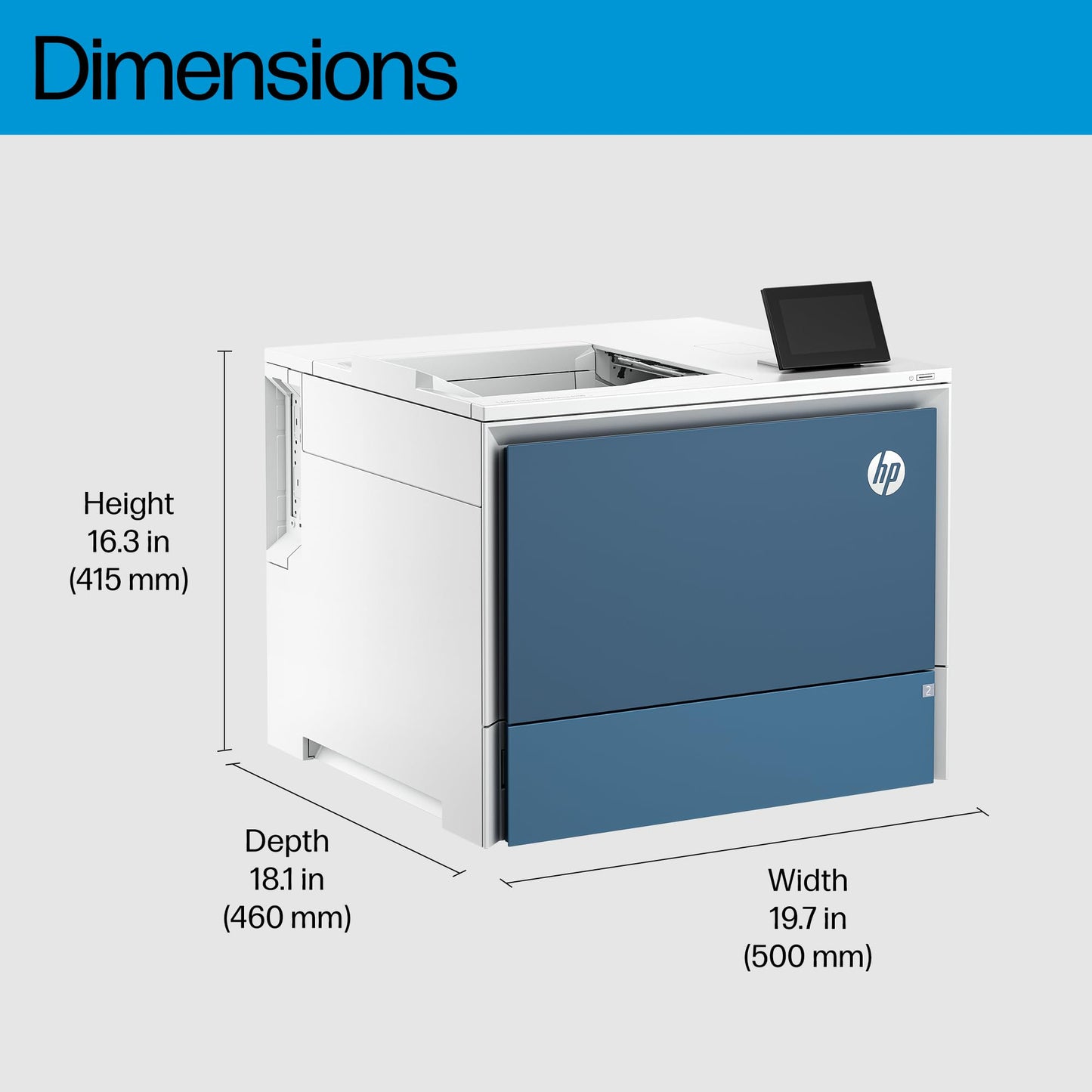 HP Color Laserjet Enterprise 6700dn Printer, Best for Business, (6QN33A)