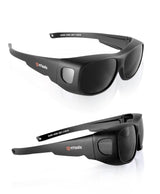 AnTools IR 5.0 Welding Glasses, Wrap-around Welding Goggles, Anti-scratch Welding Lens, UV Protection, Meet ANSI/ISEA, OSHA, Black AnTools