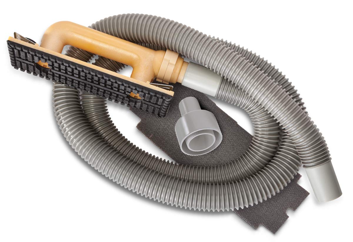 Hyde Tools 09165 Dust-Free Drywall Vacuum Hand Sander with 6-Foot Hose Hyde