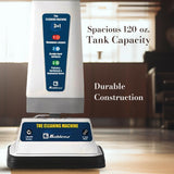 Koblenz Shampooer and Polisher Cleaning Machine, Floor Cleaner with 1100-rpm Motor, 5' Power Cord, 120-oz Tank, 2-Speed Settings, Scrubbing Brushes, Lambswool Pads, and Polishing Pads, P-820 B Koblenz