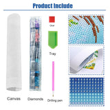 Skyboda Dreamcatcher Net Diamond Painting Kits for Adults, DIY Diamond Art Kits Full Round Drill Gem Art Diamond Crafts for Home Wall Art Decor 12×16inch Skyboda