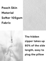 IEDASING'S CHOICE 4 Pack Sublimation Blanks Throw Pillowcase Heat Transfer Cushion Covers with Invisible Zippers for DIY Printing Sofa Coach Decor White 17.7”x17.7” Polyester No Pillow Insert IEDASING'S CHOICE