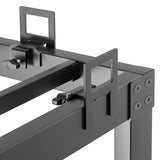 SUYAUU Non Slip Mattress Gaskets, Mattress Holder in Place Gripper for Metal Bed Frame, Keep Mattress from Sliding Gripper, Adjustable, 6 PCS, Black SUYAUU