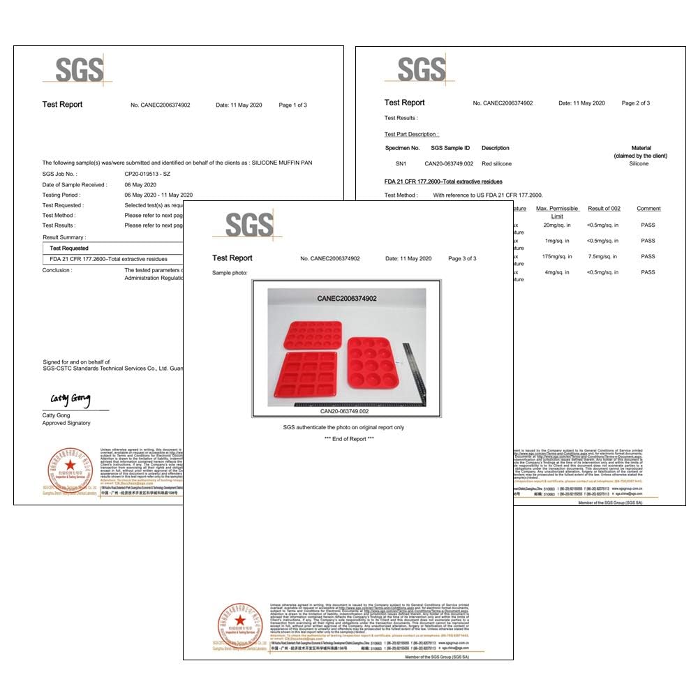 CAKETIME 12 Cups Silicone Muffin Pan - Nonstick Cupcake Pan 1 Pack Regular Size Silicone Mold for Baking CAKETIME
