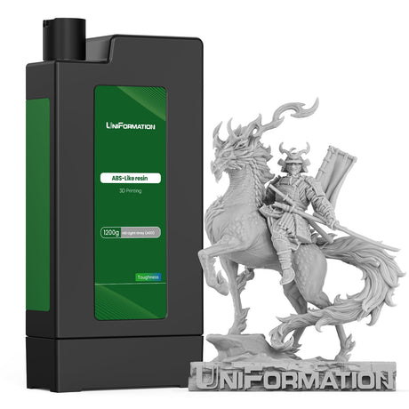 Boxed HD ABS-Like Resin Hard Tough 3D Printer Resin Photopolymer UV Curing 3D Resin Liquid with High Precision Suit for GK3 Ultra SLA/LCD/DLP Printing Functional Mechanical Print HD Light Gray 3.6KG Uniformation