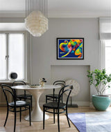 Komking DIY Acrylic Painting Paint by Numbers Kit for Kids & Adults Beginner, Colorful Animals Painting on Canvas 16x20inch - Colorful Elephant Komking