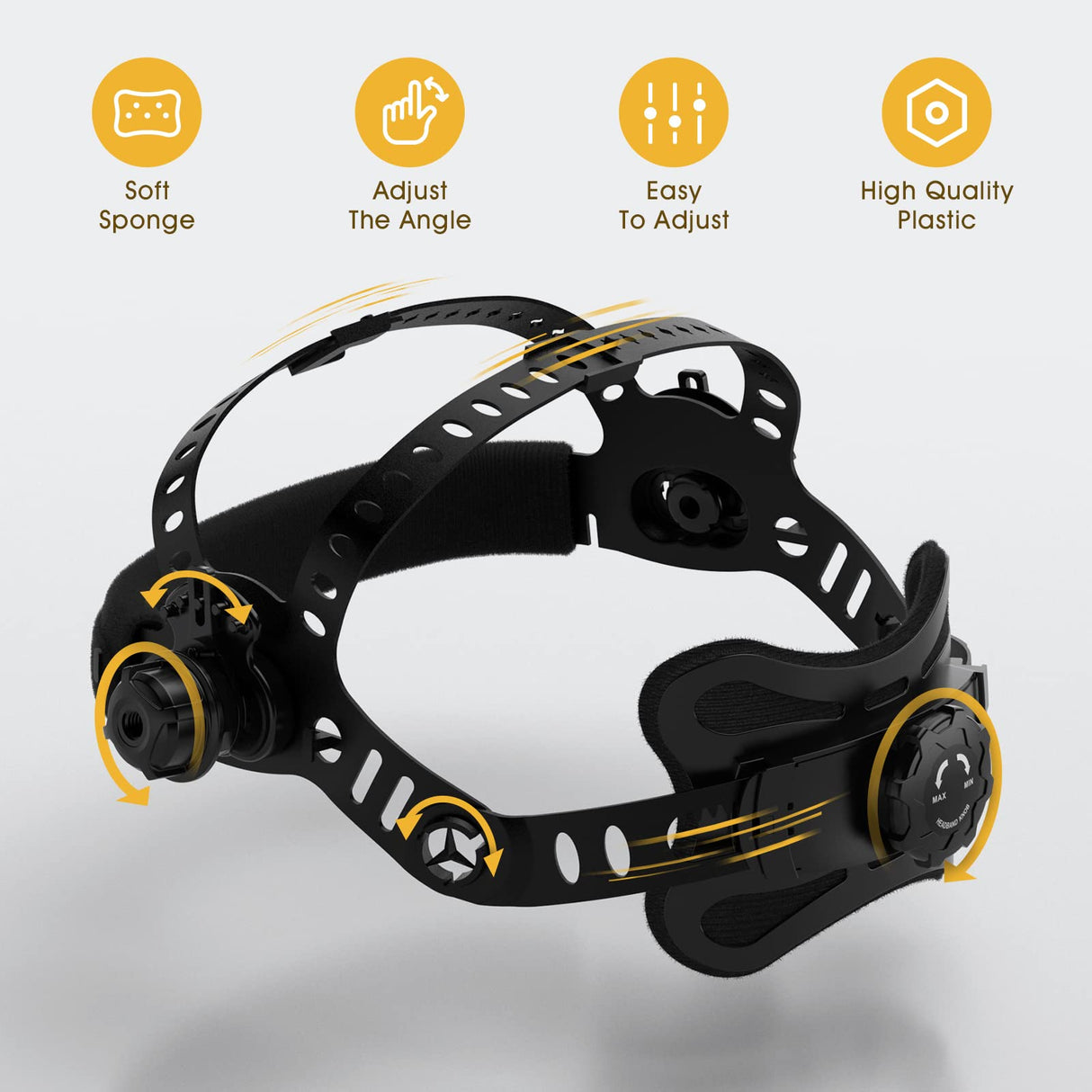 TOOLIOM Large Viewing 3.94"x3.66" Welding Helmet True Color Auto Darkening Welding Mask Solar Powered Shade 4/5-9/9-13 Welder Helmet for TIG MIG Stick Cut Grind TOOLIOM