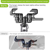 Dolibest Heavy Bag Mount, Punching Bag Hanger, I Beam Hanger, Heavy Bag Hanger for Punching Bag Accessories, Punching Bag Bracket, Beam Hanger with Swivel Hook, Ceiling Mount for Boxing Bag Dolibest