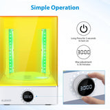 ELEGOO Mercury XS Bundle Wash and Cure Station with Handheld UV Curing Lamp Suitable for Saturn Mars MSLA 3D Printers ELEGOO