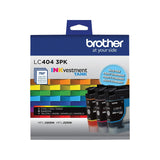 Brother LC4043PKS of Standard Yield Cyan, Magenta and Yellow -Ink -Cartridges(Pack of 3) Brother
