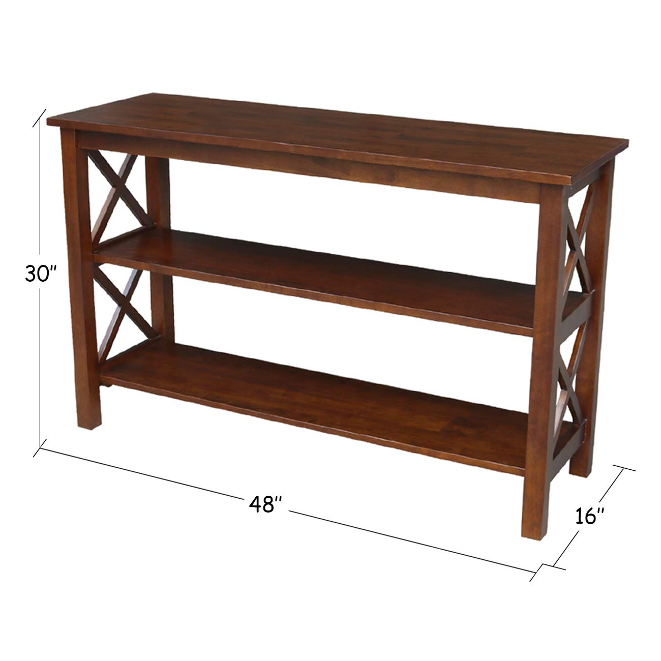 International Concepts Console Table - WoodArtSupply