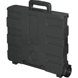Office Depot Mobile Folding Cart With Lid, 16in.H x 18in.W x 15in.D, Black, 50801 Office Depot
