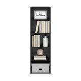 Furinno Luder 5-Tier Blackwood Bookcase and Storage Shelf Furinno