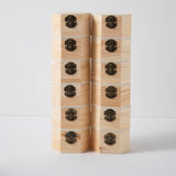 12 pcs Unfinished Vintage Wooden Hexagonal Pine Storage Boxes, 3.8X3.3X2.2in with Hinged Lids and Front Buckles for DIY Handmade Wooden Jewelry Box Xhqsulsclac