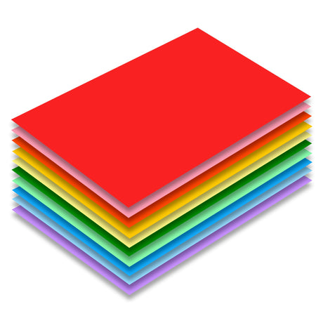 AIMI Construction Paper Assorted Colors Bulk 50 Sheets for Kids School Supplies 10 Classic Colors Preschool Classroom Supplies Elementary Great for Arts Painting Coloring Drawing Crafts AIMI