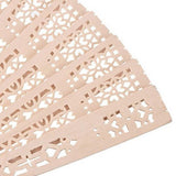 jinfu 50pcs Personalized Wooden Wedding Favors and Gifts for Guest Sandalwood Hand Fan Party Decoration Folding Fans Sandalwood Fan Favors with Gift jinfu