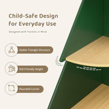 OOOK Kids Book Shelf Tree Bookshelf for Kids, Corner Bookshelf with Storage, Montessori Book Shelf for Classroom, Playroom, Bedroom, Nursery OOOK