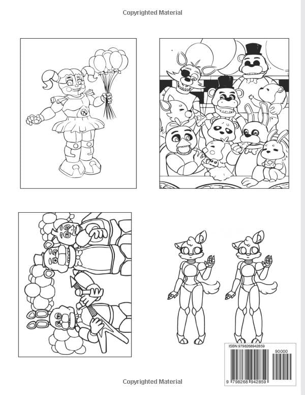 COLORING BOOK: ( ꜰive ɴights at ꜰreddy's ) Majosta