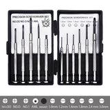 11 PCS Mini Screwdriver Set, Small Screwdriver Set of Flathead and Phillips Screwdrivers, Screwdriver Set for Glasses, Watch, Phone, Toys, Computer Repair Senkiila