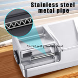 Electric Cigarette Injector Machine Rechargeable Cigarette Rolling Maker Infrared Sensing Portable Tobacco Injector Household Automatic Rolling Machine 6.5mm Tube (Silver) Malisseladi