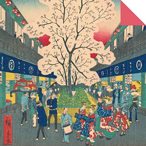 Origami Paper 200 sheets Hiroshige Prints 6 3/4" (17 cm): High-Quality Double Sided Origami Sheets With 12 Different Woodblock Prints (Instructions for 6 Projects Included) Tuttle Publishing