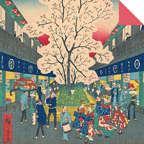 Origami Paper 200 sheets Hiroshige Prints 6 3/4" (17 cm): High-Quality Double Sided Origami Sheets With 12 Different Woodblock Prints (Instructions for 6 Projects Included) - WoodArtSupply