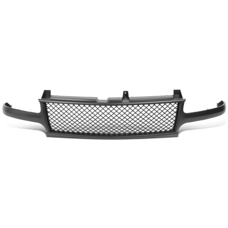 DNA MOTORING GRF-001-T1-MBK Badgeless Diamond Mesh Front Bumper Grille Compatible with 99-02 Silverado 1500 2500, 00-06 Tahoe/Suburban 1500 2500, Matte Black DNA MOTORING