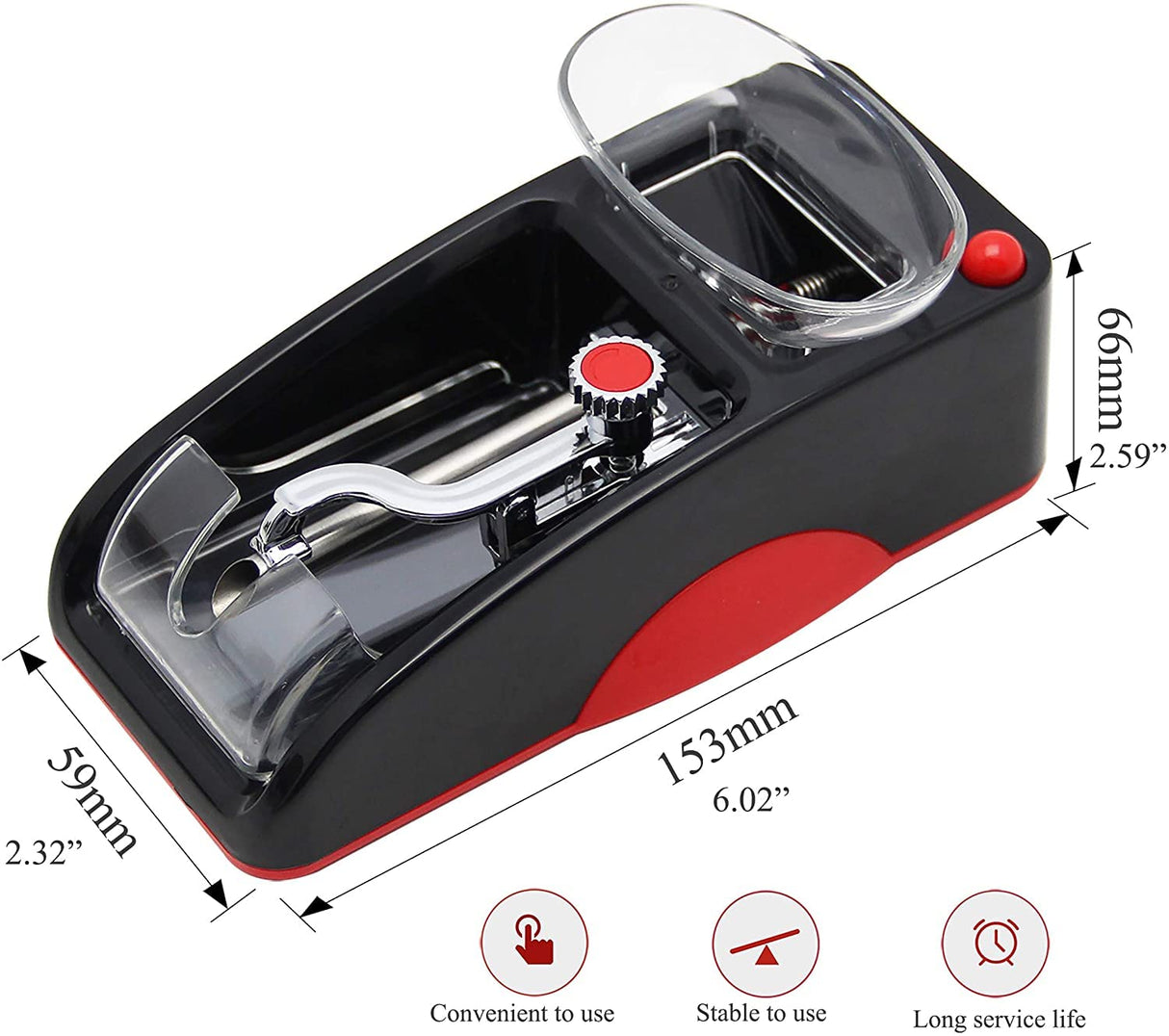 NEWTRY Cigarette Rolling Machine, Electric Automatic Injector for Tobacco NEWTRY