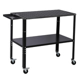 TROPOW Welding Table 36"x19", 5/8-inch Fixture Holes Steel Welding Workbench Table, 1200lbs Load Capacity Welding Table Portable Work Bench TROPOW