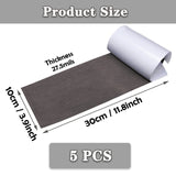 Bumper Sticker Magnets, Car Magnetic Sheets 5 Packs 12"×4" Bumper Sticker Magnetic Sheet with Self Adhesive Bumper Stickers Magnetic for Car, Home, Refrigerator, Photos, Stickers, Crafts PUSNMI