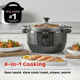 Instant Pot Superior Cooker 7.5QT Slow Cooker and Multicooker, 4-in-1 Functions, Sears/Sauté, Slow Cooks/Roast, Steams and Warms, From The Makers of Instant Pot Instant Pot