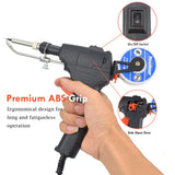 Toolour Soldering Gun Kit 5 in 1 Soldering Iron Kit 60W Industrial Automatic Solder Feeding Hand-held Welding Gun with Solder Wire for Electronic Desoldering Rework PCB Repair Home DIY Toolour