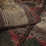 Paseo Road Sierra Western Bedding 7 Piece King Comforter Set, Faux Suede Chenille Jacquard Southwestern Bedding, Rustic Comforter Set with Bed Skirt, Shams, Accent Pillows H HIEND ACCENTS