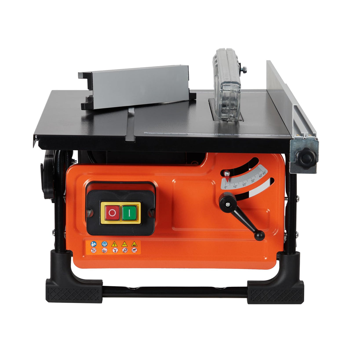 GarveeTech Table Saw for Jobsite, 8-Inch 6.7-Amp Copper Motor, Cutting Speed Up to 3576RPM, 24T Blade,Compact Portable Table Saw Kit With Sliding Miter Gauge, for Diy Woodworking, Orange GarveeTech