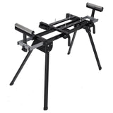 PioneerWorks Miter Saw Stand, 440 Lbs Load Capacity Saw Stand with Durable Iron Skeleton frame, , 76-4/5'' Max Sliding Rail, Quick to Install and Remove, Compatible & Portable, Compatible with Most PioneerWorks