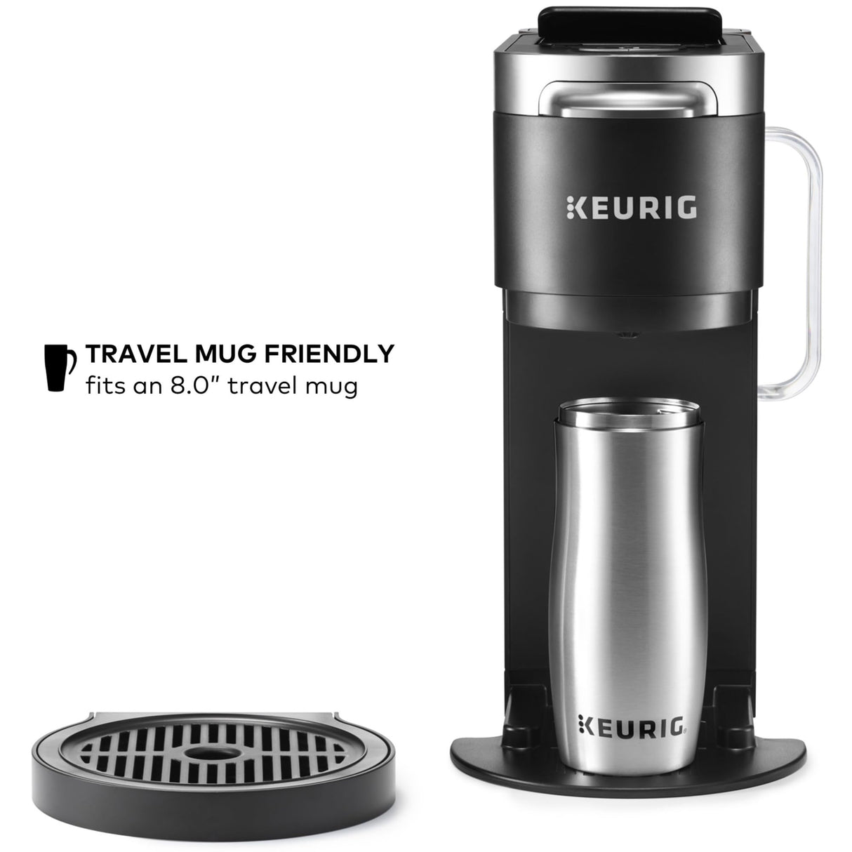 Keurig K-Duo Plus Single Serve & Carafe Coffee Maker, Multi-Position 60oz Removable Reservoir, Programmable Auto Brew Carafe, Black Keurig