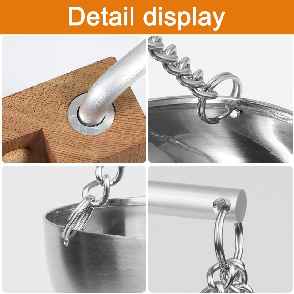 Vindar Red Cedar Sauna Aromatherapy Bowl Sauna Oil Cup Sauna Oil Holder Essential Oil Fragrance Diffuser Bowl for Sauna and Spa Vindar