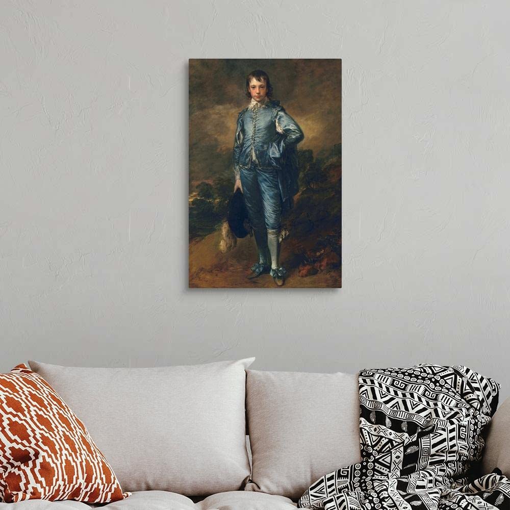 SYSMYXGS Painting by Number Kits for Adult Beginner DIY Acrylic Painting with Paint Brushes PigmentDrawing Paintwork on Oil Canvas,Home Wall Decoration — The Blue boy 1770, by Thomas Gainsborough SYSMYXGS