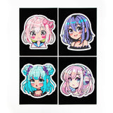 DIAMOND DOTZ Neon Flock Anime Girls Diamond Painting Kits for Adults - Colorful Diamond Art Kits a Relaxing Creative Craft Kit with Dotz Gems 10x8 DIAMOND DOTZ