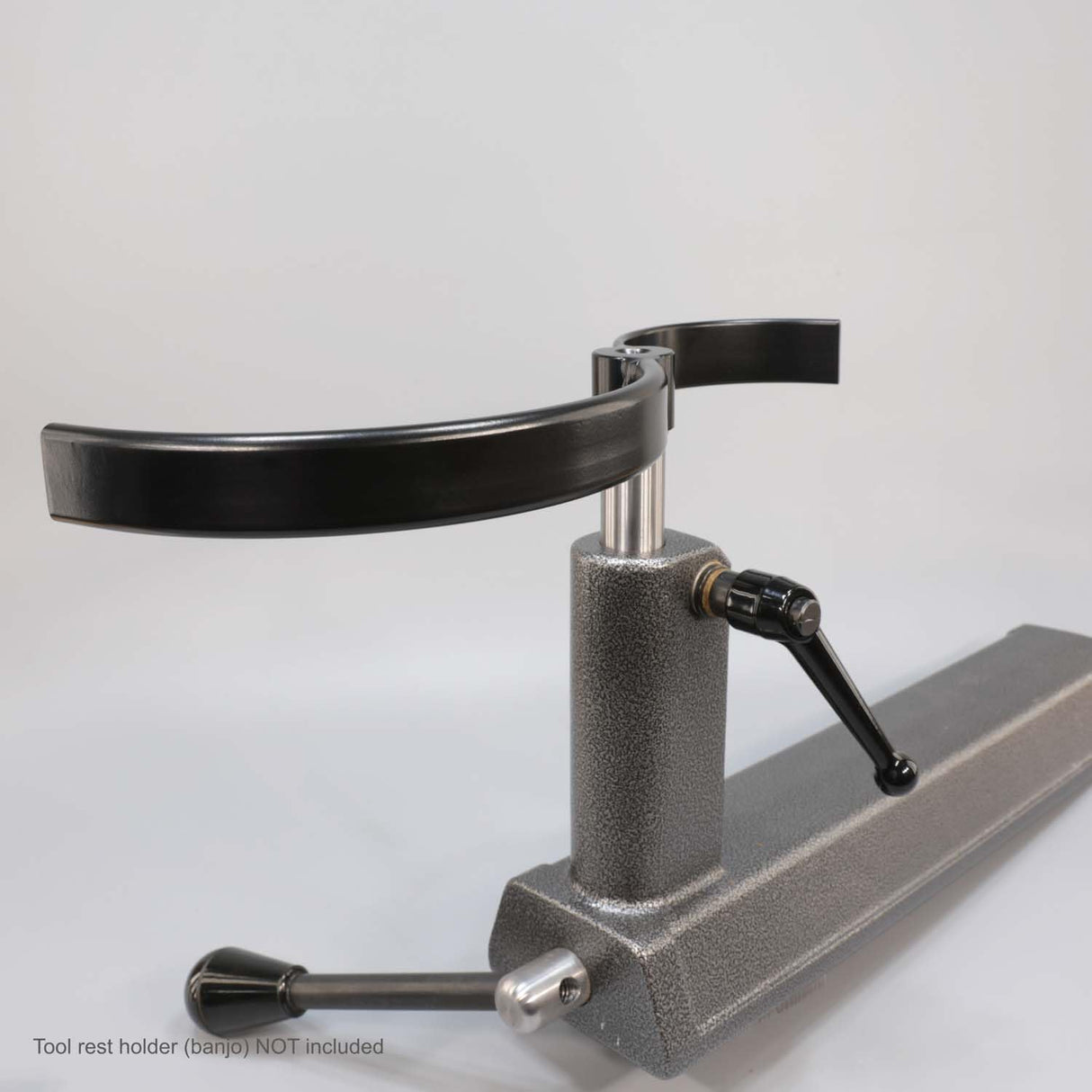 Hurricane Turning Tools, S-Curved Tool Rest For Wood Lathe with 8.5" and 5.2" Diameter Curves, 1" Diameter Post, 7" Post Length Hurricane Turning Tools