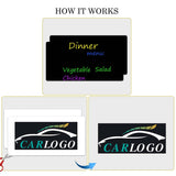 OUCPC Black Blank Car Magnets with 40 mils, 2 Pack 24” x 12” Car Magnets and Decals, Rounded Corners Car Door Magnets, Magnet for Car to Advertise Business, Prevent Car Scratches & Dents OUCPC