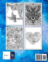 Mindfullness Coloring Book: Mandalas and other images to help with ADHD, Anxiety, and Stress. Zen Meditation through coloring. WoodArtSupply