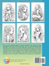 101 Mystical Mermaids: Coloring Escape for Teens and Adults – Dive into Stress Relief, Mindfulness, and Art Therapy Book (Enchanted Kingdoms Coloring ... of Elves, Fairies, Mermaids, Manga and Anime) WoodArtSupply