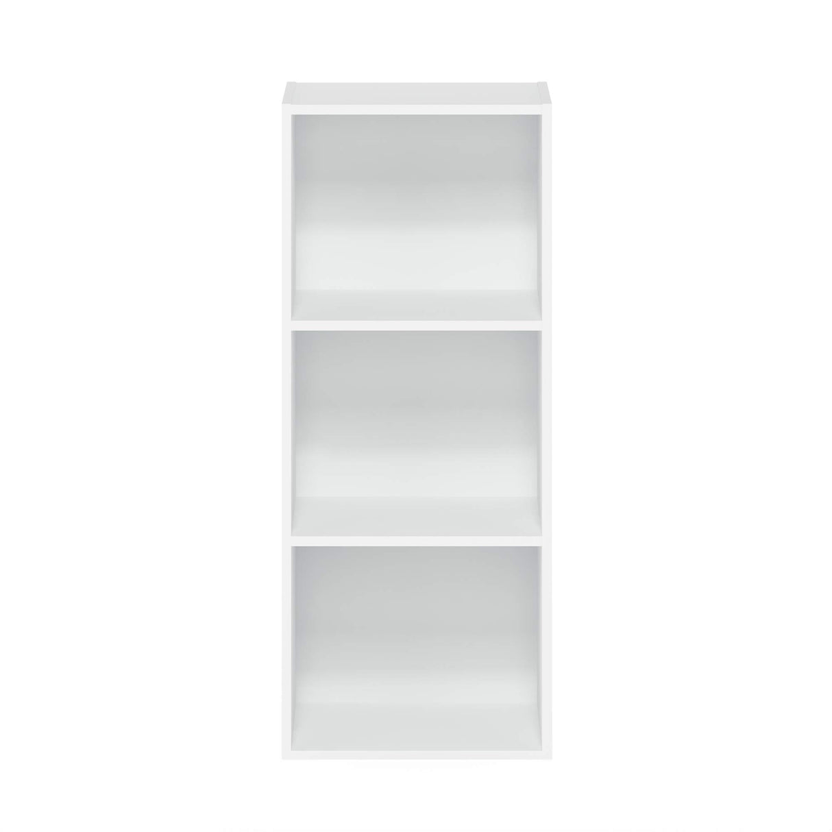 Furinno Luder Bookcase / Book / Storage , 3-Tier, White Furinno