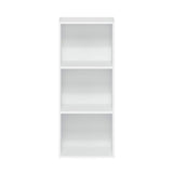 Furinno Luder Bookcase / Book / Storage , 3-Tier, White Furinno