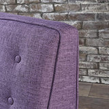 Christopher Knight Home Mervynn Mid-Century Modern Fabric Recliner,polyester, Muted Purple / Dark Espresso Christopher Knight Home