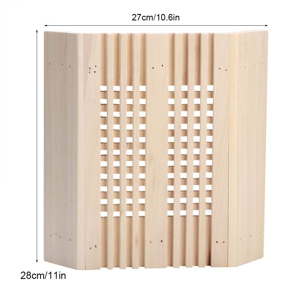 Mumusuki Sauna Headrest Light Cover Room Explosion-Proof Lamp Protection Cover Square Wood Corner Lamp Shade Light Cover Sauna Accessories Home Steam Mumusuki