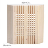 Mumusuki Sauna Headrest Light Cover Room Explosion-Proof Lamp Protection Cover Square Wood Corner Lamp Shade Light Cover Sauna Accessories Home Steam Mumusuki