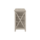 Bush Furniture Key West Tall Stand for 65 Inch TV, Farmhouse Entertainment Center with Storage, Washed Gray Bush Business Furniture