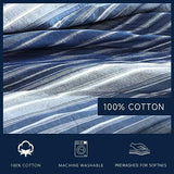Nautica - Queen Quilt Set, Soft & Breathable Cotton Bedding with Medium Weight Feel, Reversible 3 Piece Bed Set with Matching Pillowcase (Coveside Blue) Nautica